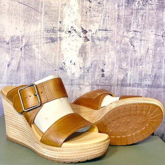 Timberland Brenton Buckle Slide Sandal Tan Brown - Picture 2 of 8